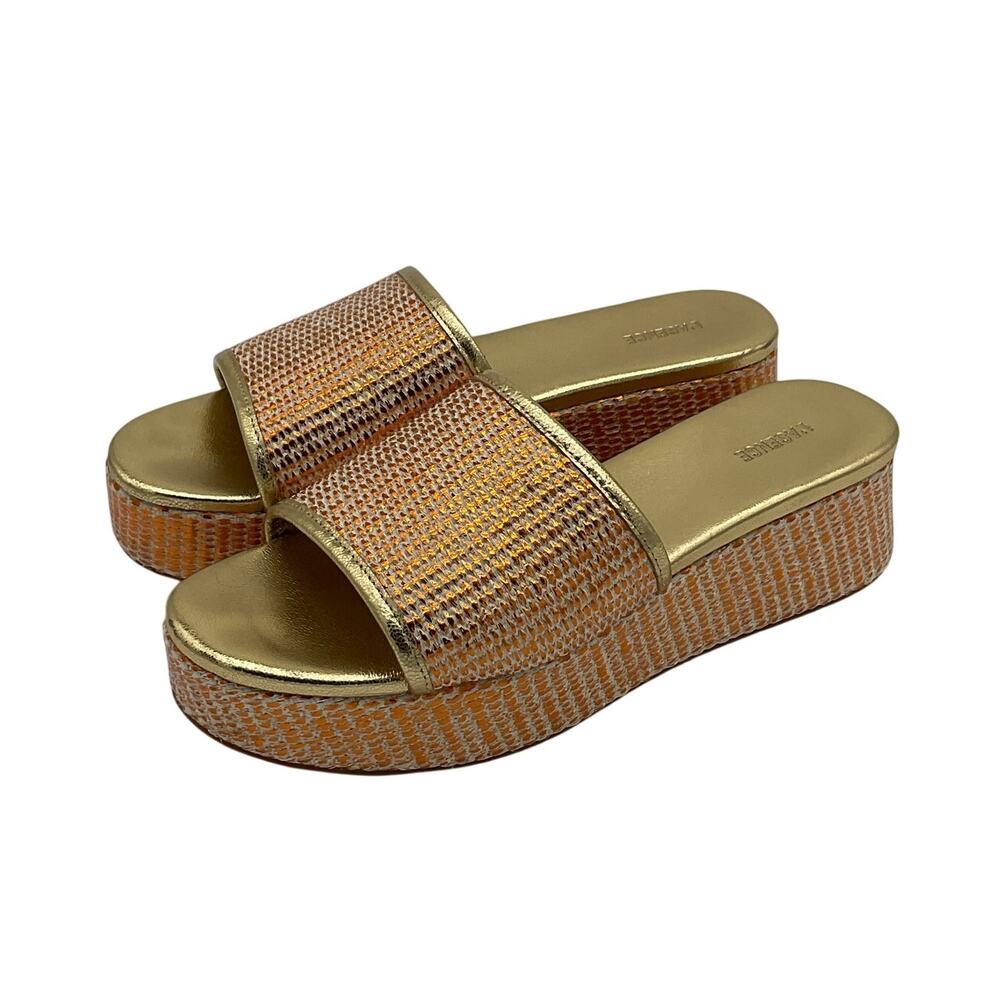 L'Agence Chic Multicolor Inaya Platform Espadrille Sandals Size 6.5 US / 36.5 EU - Picture 3 of 5